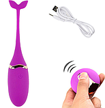 Віброяйце з пультом, вібро яйце з плавцем USB, інтимні іграшки стимулятори, фото 9