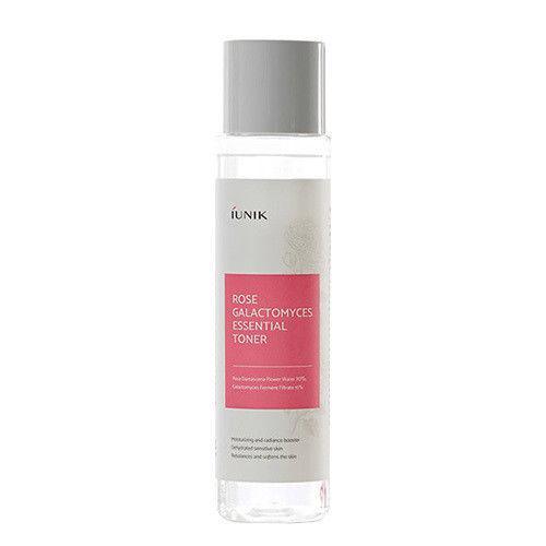 Iunik Rose Galactomyces Essential Toner Тонер з рожевою водою і галактимисісом, 200 мл