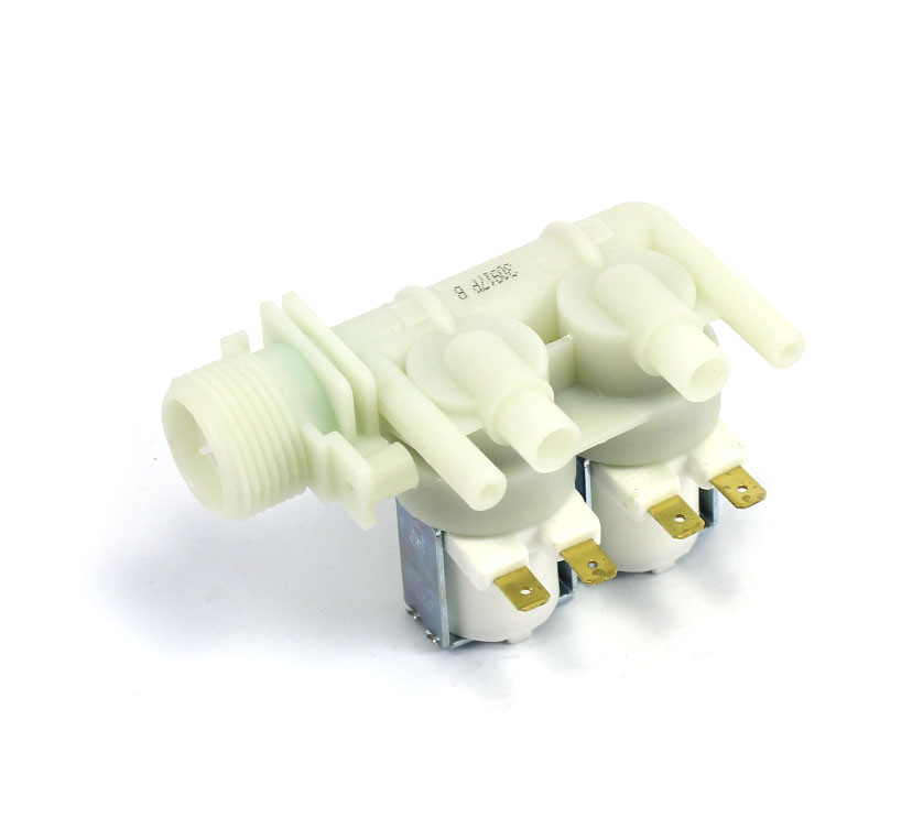 Впускний клапан для пральної машини Ariston, Indesit, 2/90 (подвійний), клеми - C00066518 / 154AR00