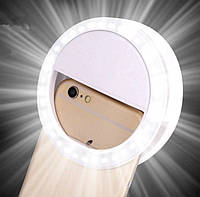 Кольцо для селфи телефона Selfie Ring Light с подсветкой 3 режима (Настоящие фотографии)