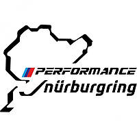 Виниловая наклейка на автомобиль - Performance Nurburgring BMW v2