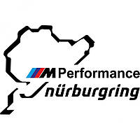 Виниловая наклейка на автомобиль - M Performance Nurburgring BMW v2