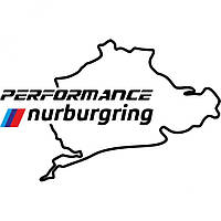 Виниловая наклейка на автомобиль - Performance Nurburgring BMW