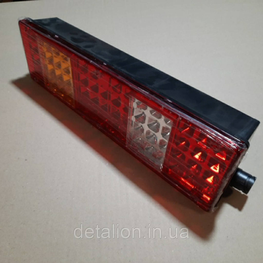 Ліхтар МАЗ, КАМАЗ (ЄВРО) задн. лів. з боків. розміщення. роз'єм LED 24 В 7472.3716-1, фото 1