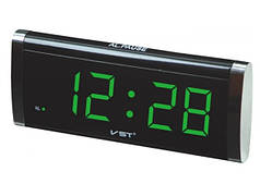 Годинник настільний Vst 730 Led Alarm oclock Зелений 183655