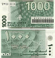 Ливан 1000 ливров 2008 UNC (P84b)