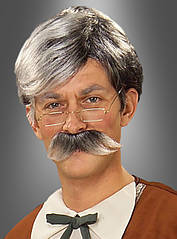 Перука та борода для театрального образу старого