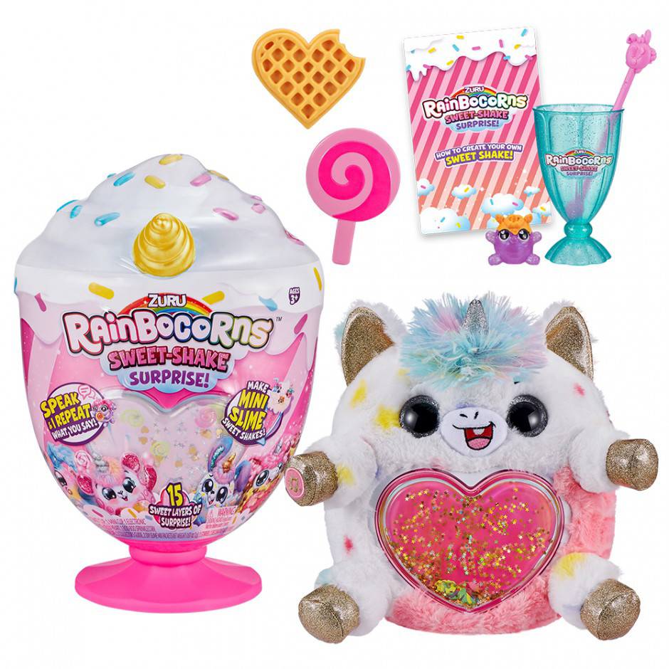 М'яка іграшка-сюрприз Zuru Rainbocorns Rainbocorn-G серія Sweet Shake 9212G