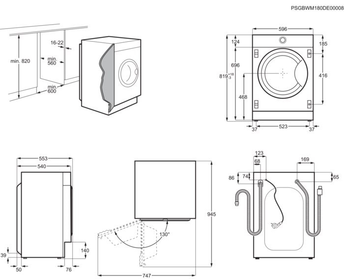 Стирально-сушильная машина Electrolux EW7W368SI - фото 7 - id-p1315757481