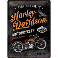 Табличка металлическая Harley-Davidson - Timeless Tradition | Nostalgic-Art 23279