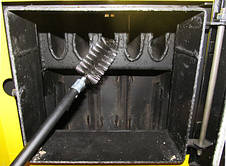 Щітка для чищення твердопаливних котлів ф 60 мм ЛЮКС, фото 2