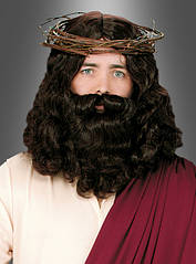 Борода Ісуса з перукою (+образ хіпі, грецького бога)
