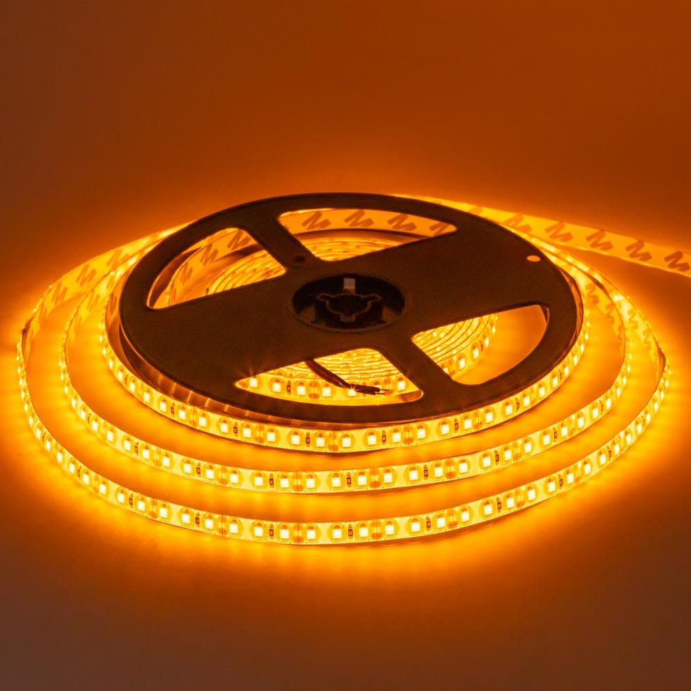 Led-стрічка світлодіодна 12 В жовта smd2835 120LED/m IP20 (лід стрічка)