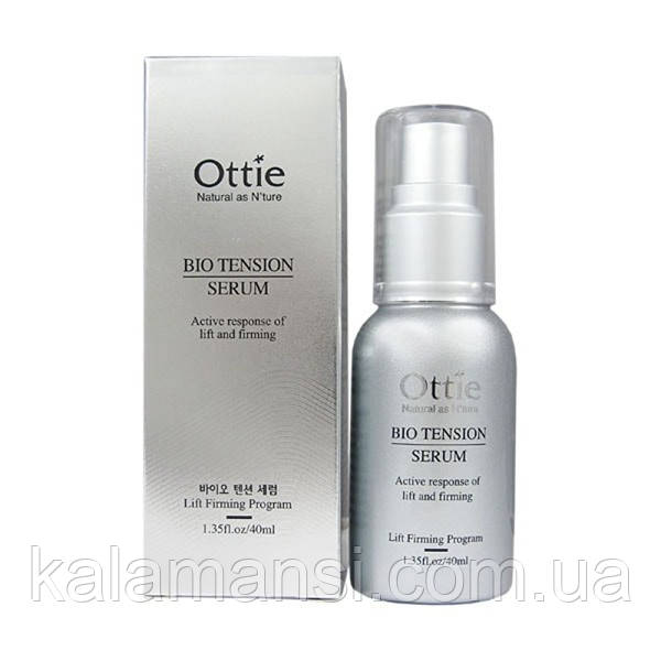 Антивікова сироватка з пептидами з ефектом що підтягує Ottie Bio Tension Serum 40 мл