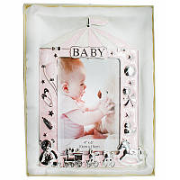 Фоторамка Baby, розовая, 10х15 см (473-3234)