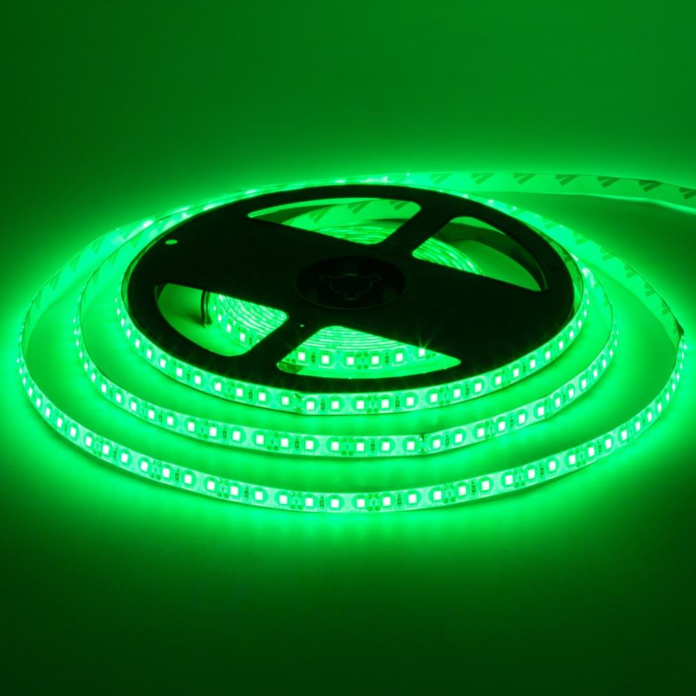 Led-стрічка світлодіодна 12 В зелена smd2835 120LED/m IP20 (лед стрічка)