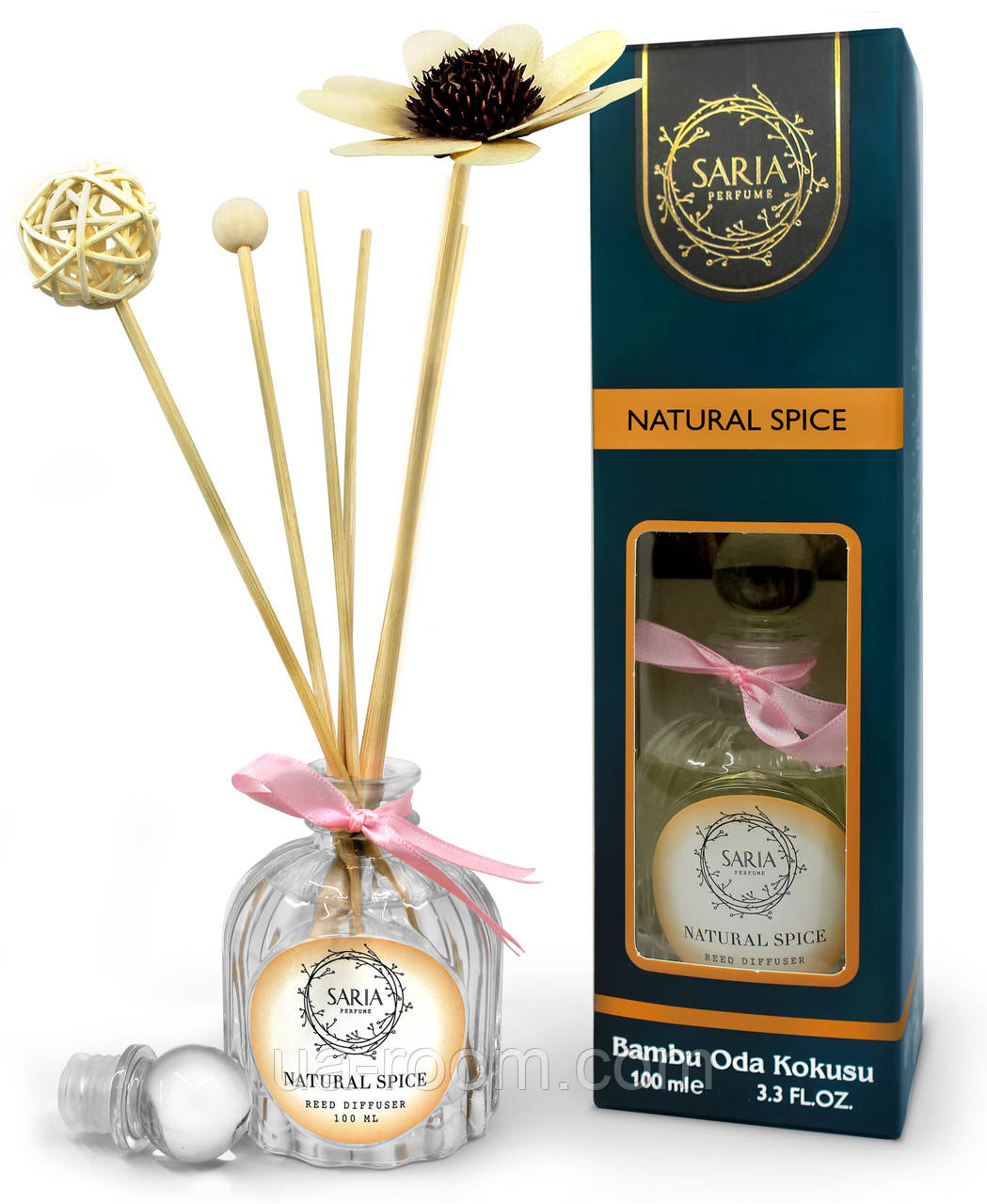 Аромадіффузор Sarıa Natural Spice Bambu Oda Kokusu, 100 мл.