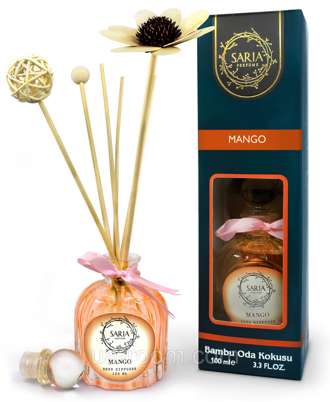 Аромадіффузор Sarıa Mango Bambu Oda Kokusu, 100 мл.