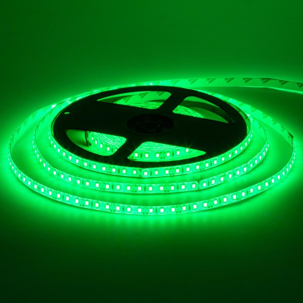 Led-стрічка світлодіодна 12 В зелена smd2835 120LED/m IP65 (лед стрічка)