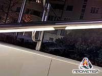 Перила и поручни металлические с освещением светодиодными лампами для коммерческих объектов