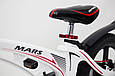 Дитячий велосипед MARS-16 Дюймів зі складним Кермом та часами білий, фото 7