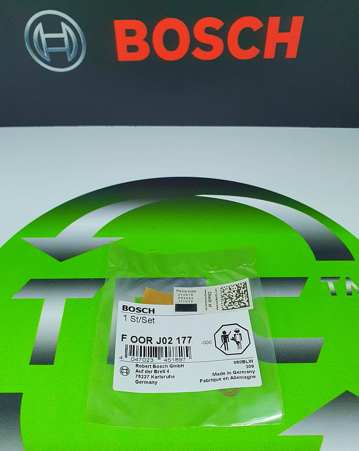 Кільця клапана форсунки CR F 00R J02 177 (F00RJ02177) BOSCH Chevrolet, GMC, Dodge, Case, New Holland, MAN