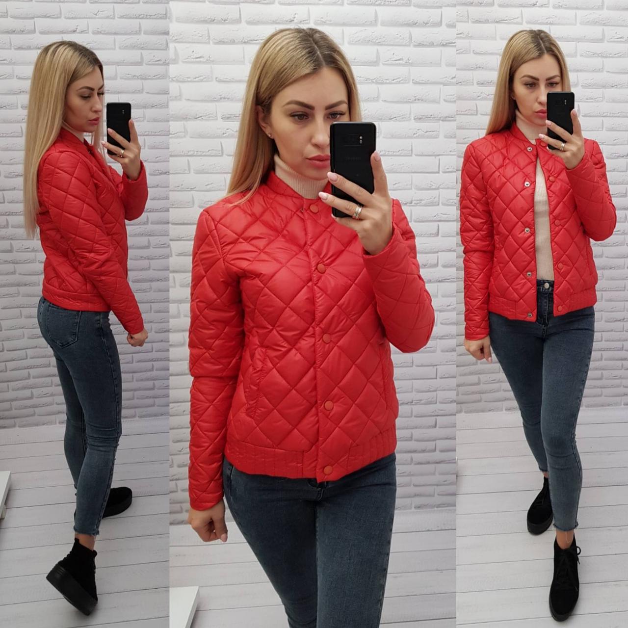 Куртка жіноча демі арт. 310, червоного кольору/ червоний