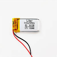 Акумулятор 301230 Li-pol 3.7В 110мАг для MP3 Bluetooth навушників гарнітур