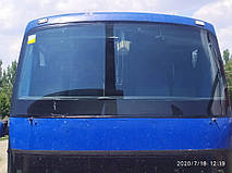Производство и замена лобового верхнего стекла триплекс на автобусе Setra S328DT в Никополе (Украина). 3