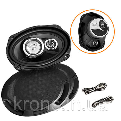 Автомобільна акустика автоакустика колонки динамік SP-6942 1000Вт, фото 1