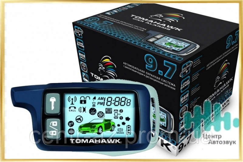 Сигнализации с автозапуском Tomahawk 9.7 двухсторонняя - фото 1 - id-p404431620
