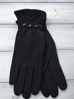Жіночі стрейчеві рукавички Чорні, фото 1