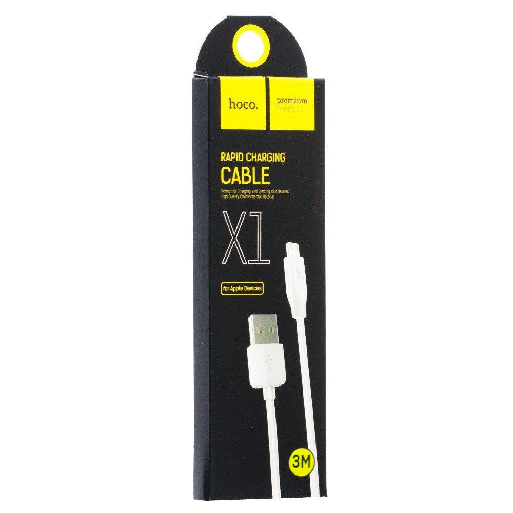 Кабель Hoco X1 Rapid USB на Apple Lightning 3м