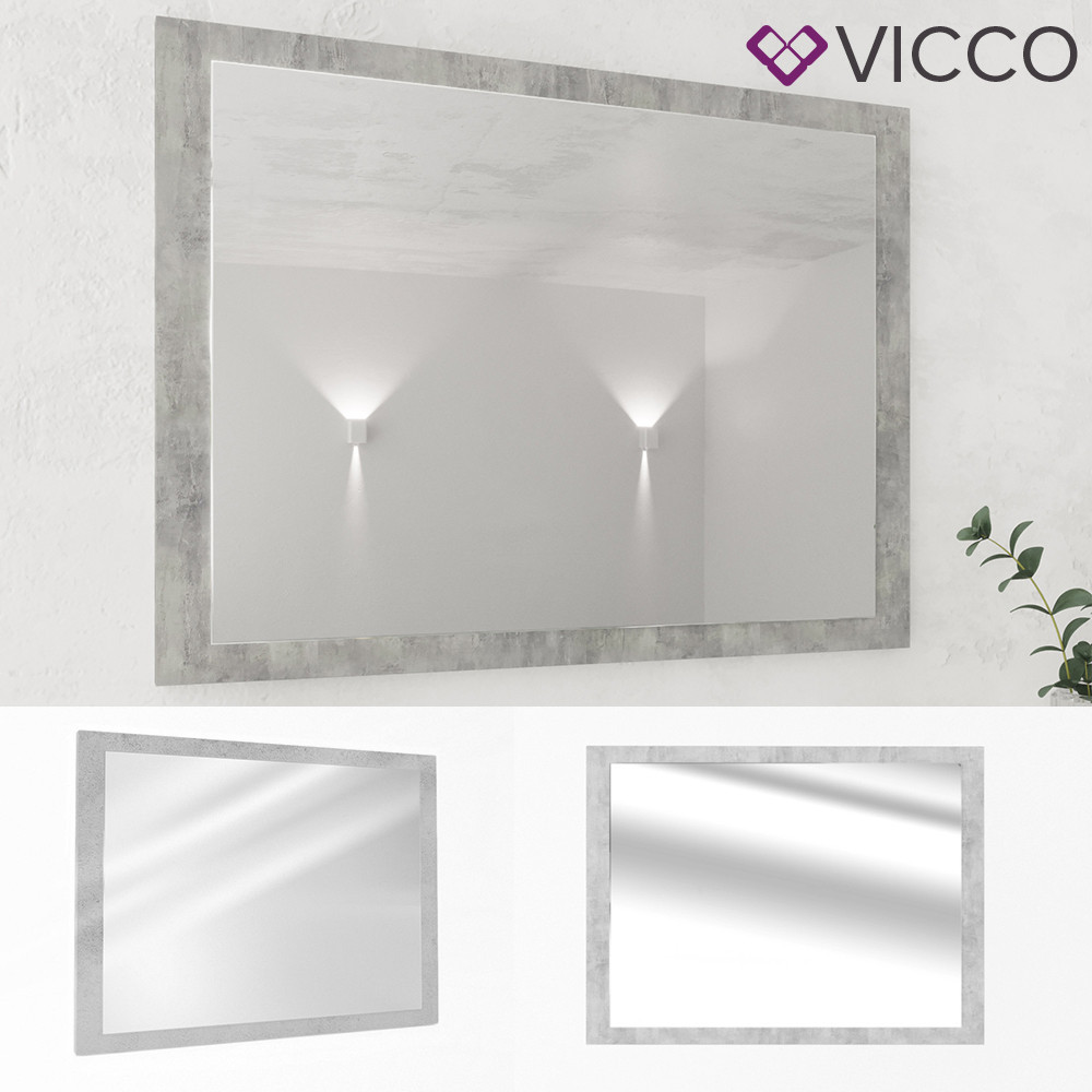Дзеркало для ванної, 45x60 Vicco, бетон