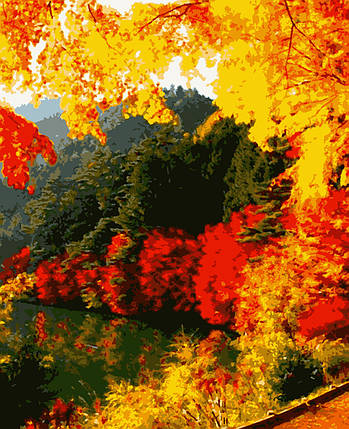Картина по номерам "Яскрава осінь", фото 2