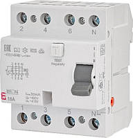 Реле диференційне (ПЗВ) 4р EFI-P4 40/0,5 тип A (10kA), ETI