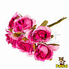Трояндочки рожева декоративний букетик, діаметр 2,5 см 3 шт/уп