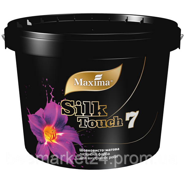 Фарба латексна Maxima Silk Touch 7 шовковисто-матовива для внутрішніх робіт (3.5кг)