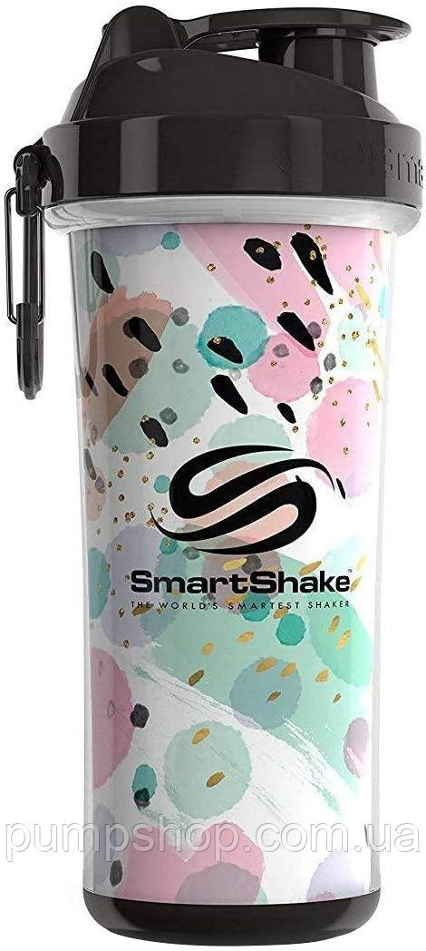 Шейкер SmartShake Double Wall Shaker Cup 800 мл бризки