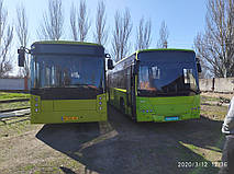 Производство и замена лобового стекла триплекс на автобусе Vest Center H на шасси Volvo B7RLE 4x2 в Никополе (Украина). 7