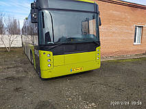 Производство и замена лобового стекла триплекс на автобусе Vest Center H на шасси Volvo B7RLE 4x2 в Никополе (Украина). 12