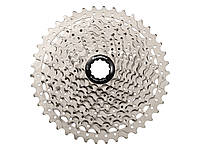 Кассета инд. 10-k 11-46T SUN RACE MS2 MTB, стальной паук, Metallic Silver