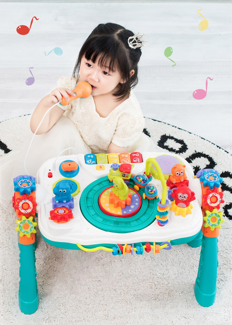Ігровий розвивальний столик для малюків 2 в 1 9930 інтерактивна іграшка