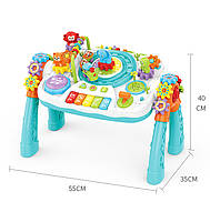 Ігровий розвивальний столик для малюків 2 в 1 9930 інтерактивна іграшка, фото 10