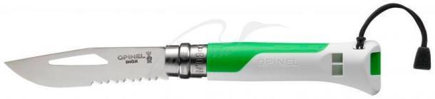 Нож Opinel Outdoor Fluo Green No.08 002319