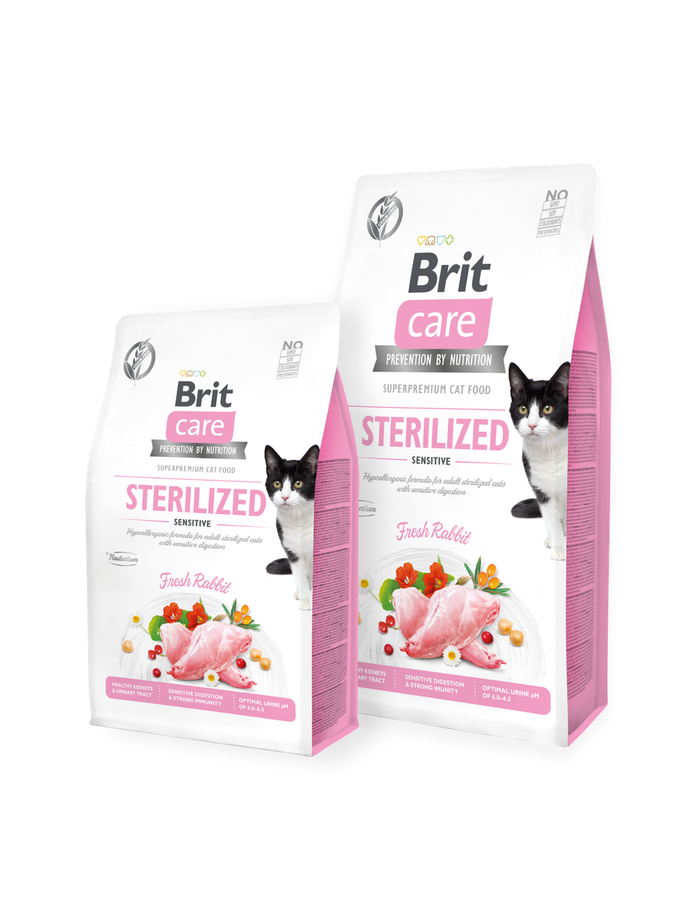 Корм для котов Brit Care Cat Grain-Free STERILIZED SENSITIVE 2кг