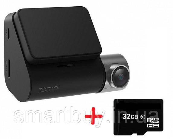 Відеореєстратор Xiaomi 70mai Dash Cam Pro Plus A500s GPS російськомовний + SD карта 32Gb (гарантія 1рік)