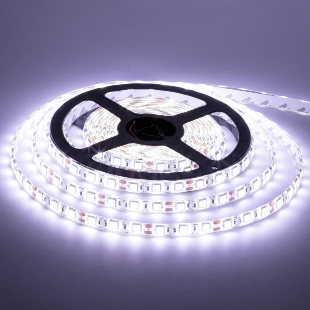 Led-стрічка світлодіодна 12 В біла smd5050 60 LED/m IP65 (лед стрічка)