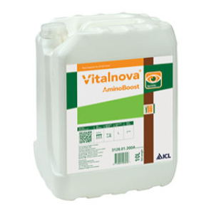 Біостимулятор для газону Vitalnova AminoBoost (10-0-9+10%амінокислот) 10л