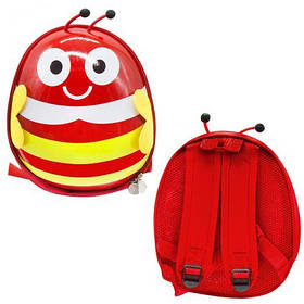 Дитячий рюкзак "Бджілка" (червоний) [tsi143297-TSI]